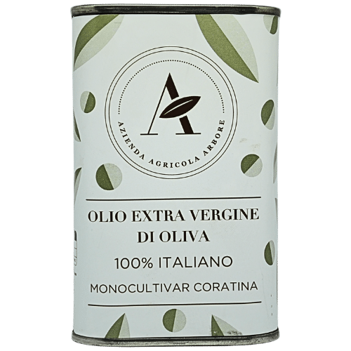 Olio Extravergine di Oliva Monocultivar Coratina – Lattina 250 ml